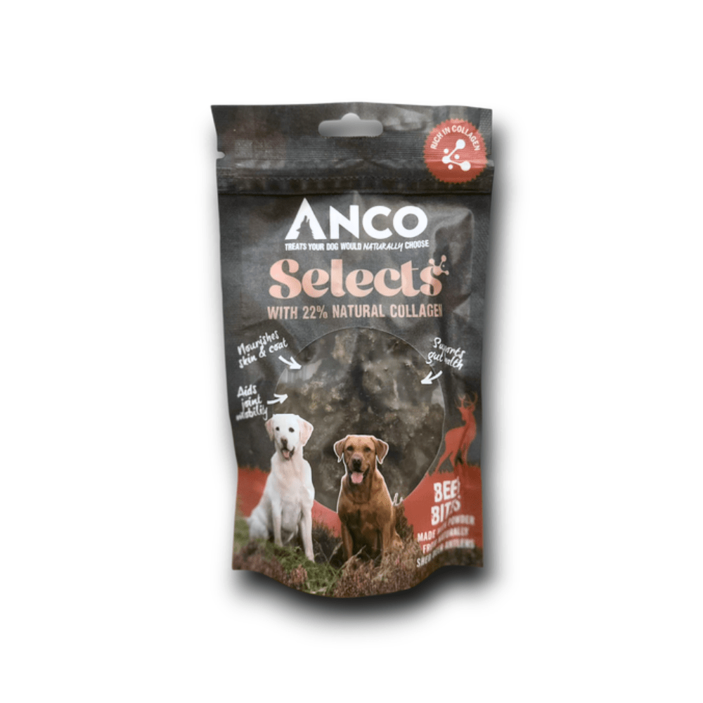 Anco Selects Beef Bites with Collagen 85g - The Urban Pet Store - Dog TreatsAnco5060586236366