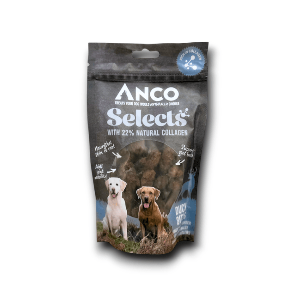 Anco Selects Duck Bites with Collagen 85g - The Urban Pet Store - Dog TreatsAnco5060586236380