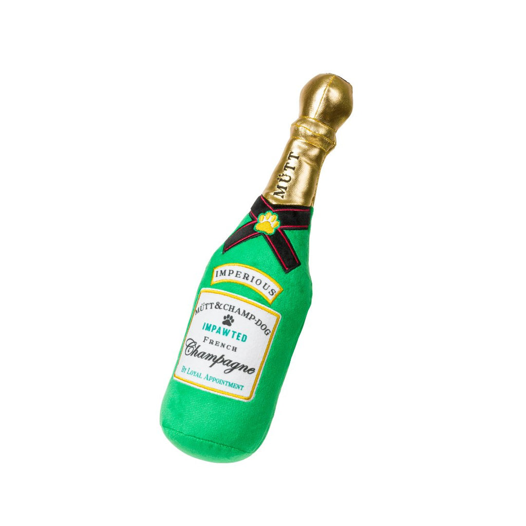 House of Paws Christmas Champagne Dog Toy - The Urban Pet Store - Dog Toys