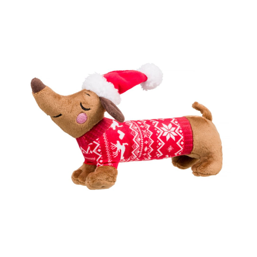 House of Paws Festive Dachshund - The Urban Pet Store - Dog Toys