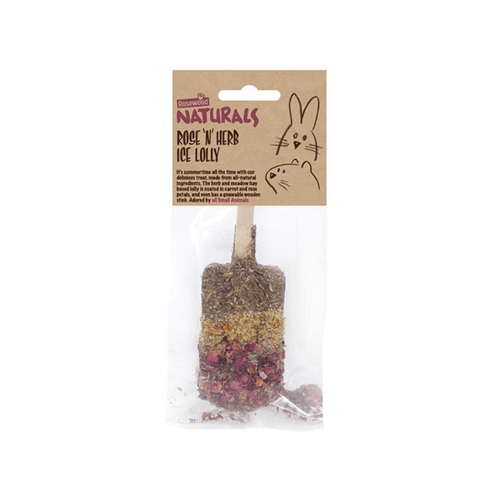 Rosewood Rose & Herb Ice Lolly - The Urban Pet Store - Small Animal TreatsRosewood5025659193700